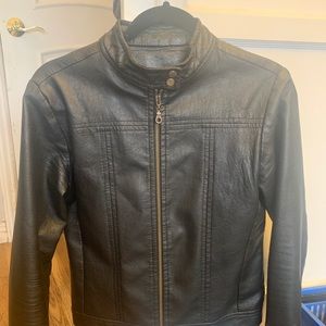 Etam Vintage Leather Motorcycle Jacket